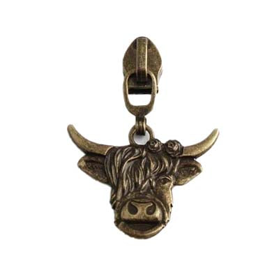 Highland Cattle Zipper Pull #5