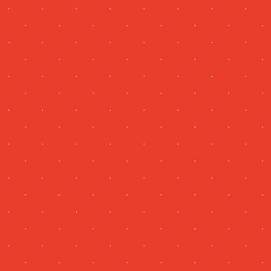 Cotton + Steel Basics - Square Up in Cherry Tomato