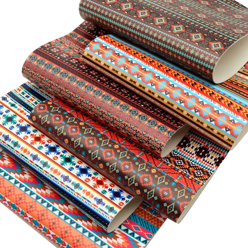 Faux Leather - Southwest (6pc) (8.2" x 11.8")