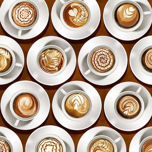 Espresso Yourself - Spot On in Cappuccino - Michael Miller (Pre-order: Sept 2024)