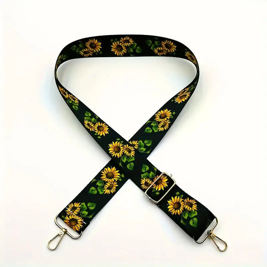 Nylon Adjustable Shoulder Strap - Sunflower (47")