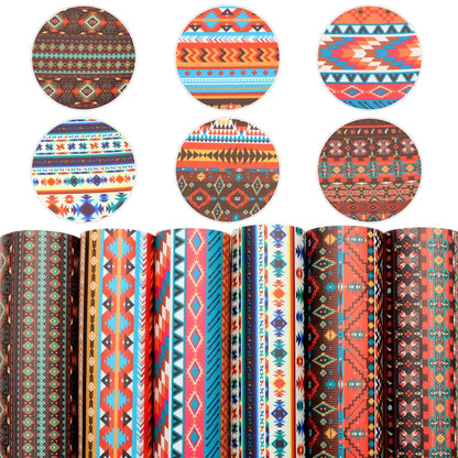 Faux Leather - Southwest (6pc) (8.2" x 11.8")