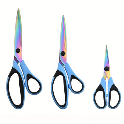 Titanium Scissor Set - Blue (3 Piece) - Dinkydoo Fabrics