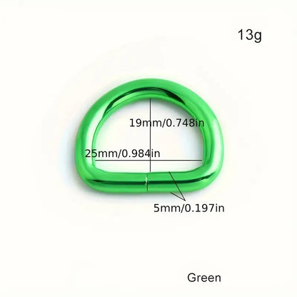 Candy Hardware D Rings - (1")