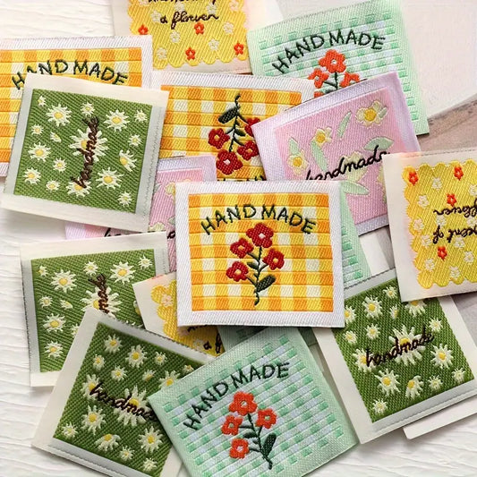 Handmade Floral Tags