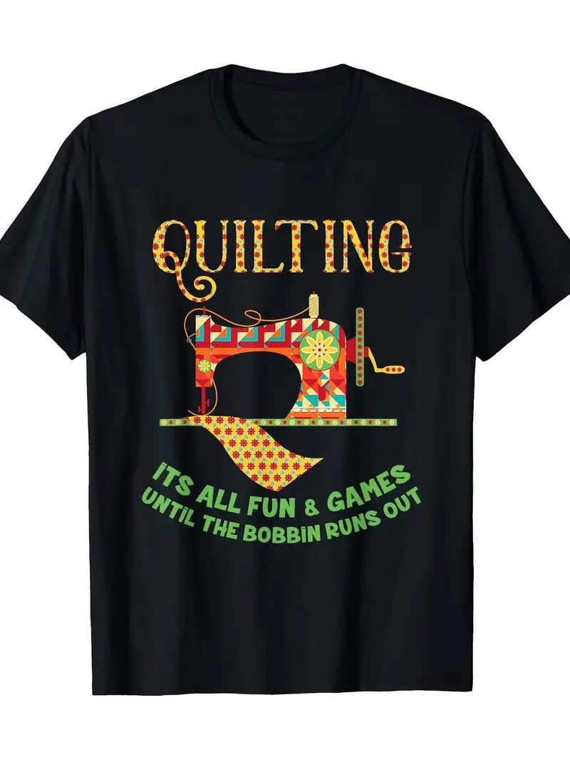 Quilting T-Shirt - It's All Fun and Games (100% Cotton) (Pre-order: Jan 2026)