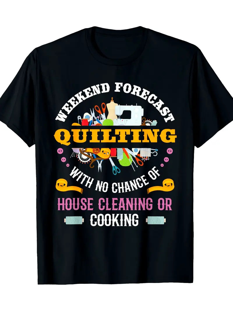 Quilting T-Shirt - No Chance (100% Cotton) (Pre-order: Jan 2026)