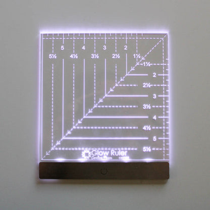 Glow Ruler 6.5" x 6.5" - Carolina Moore