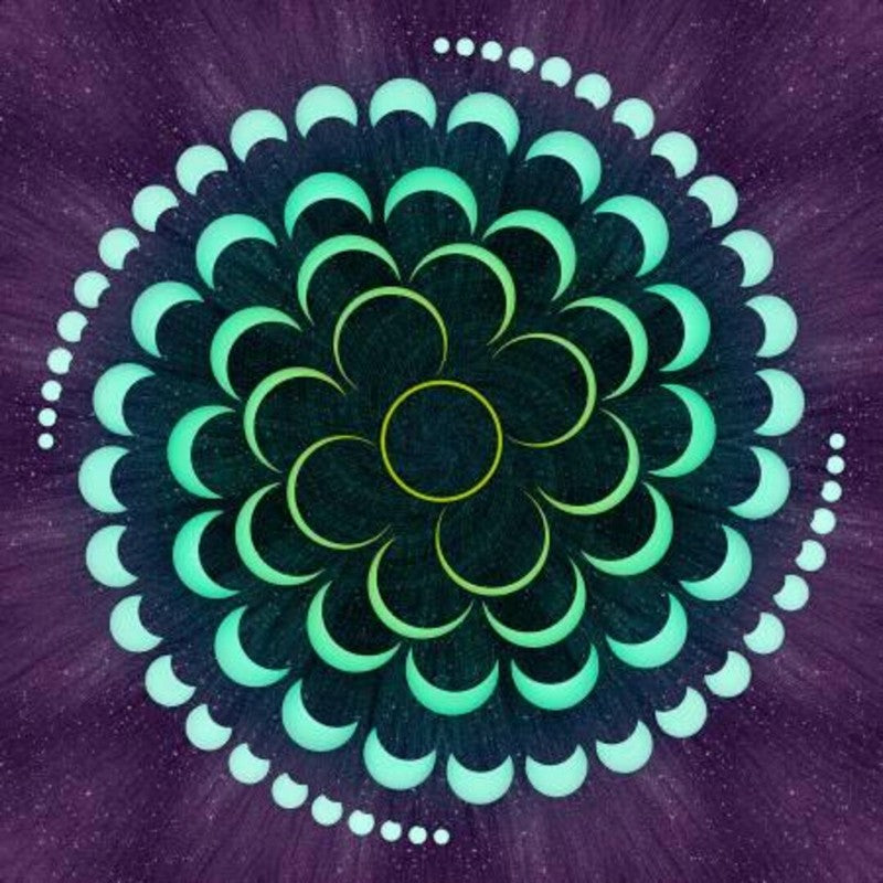 Dream Big Eclipse - PANEL in Aurora - Hoffman Fabrics