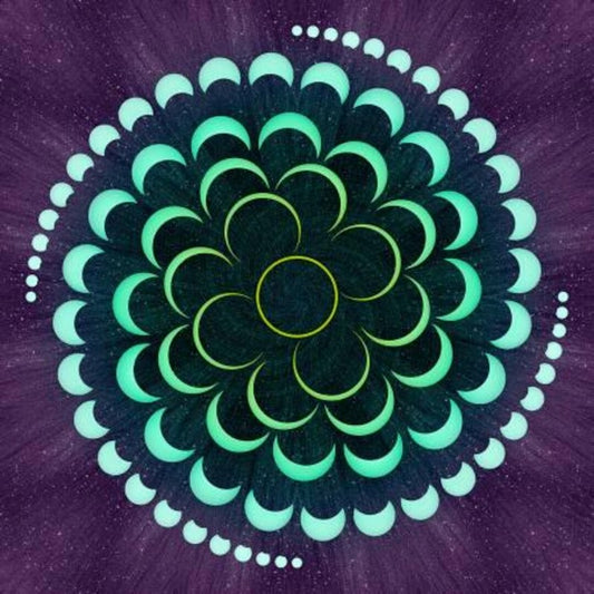 Dream Big Eclipse - PANEL in Aurora - Hoffman Fabrics