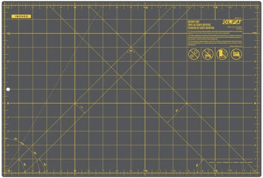 Cutting Mat 12" x 18" Grey - Olfa
