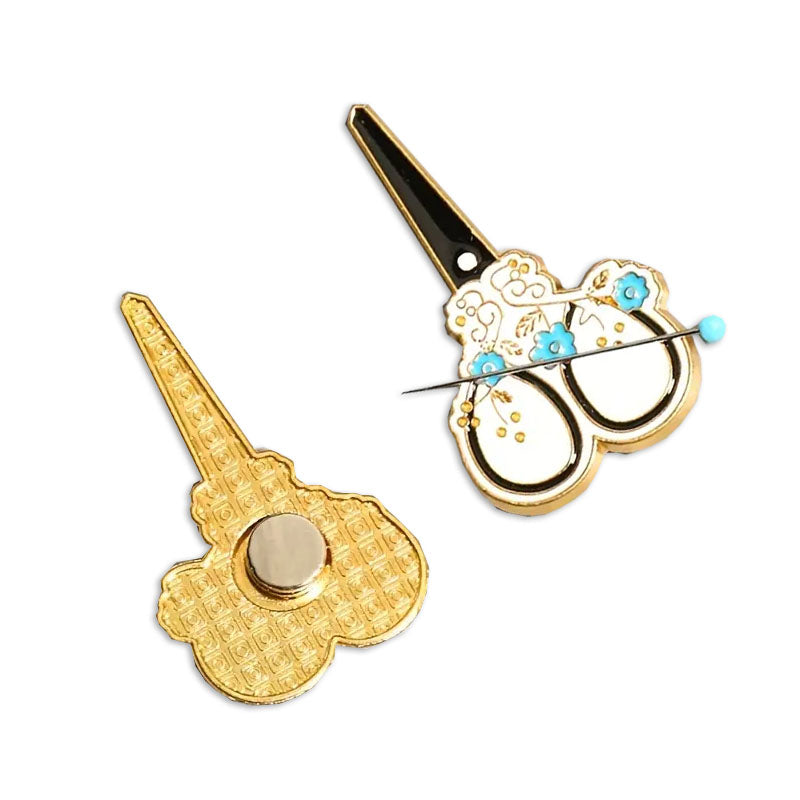 Pin Pal Needle Minder (Floral Scissors)
