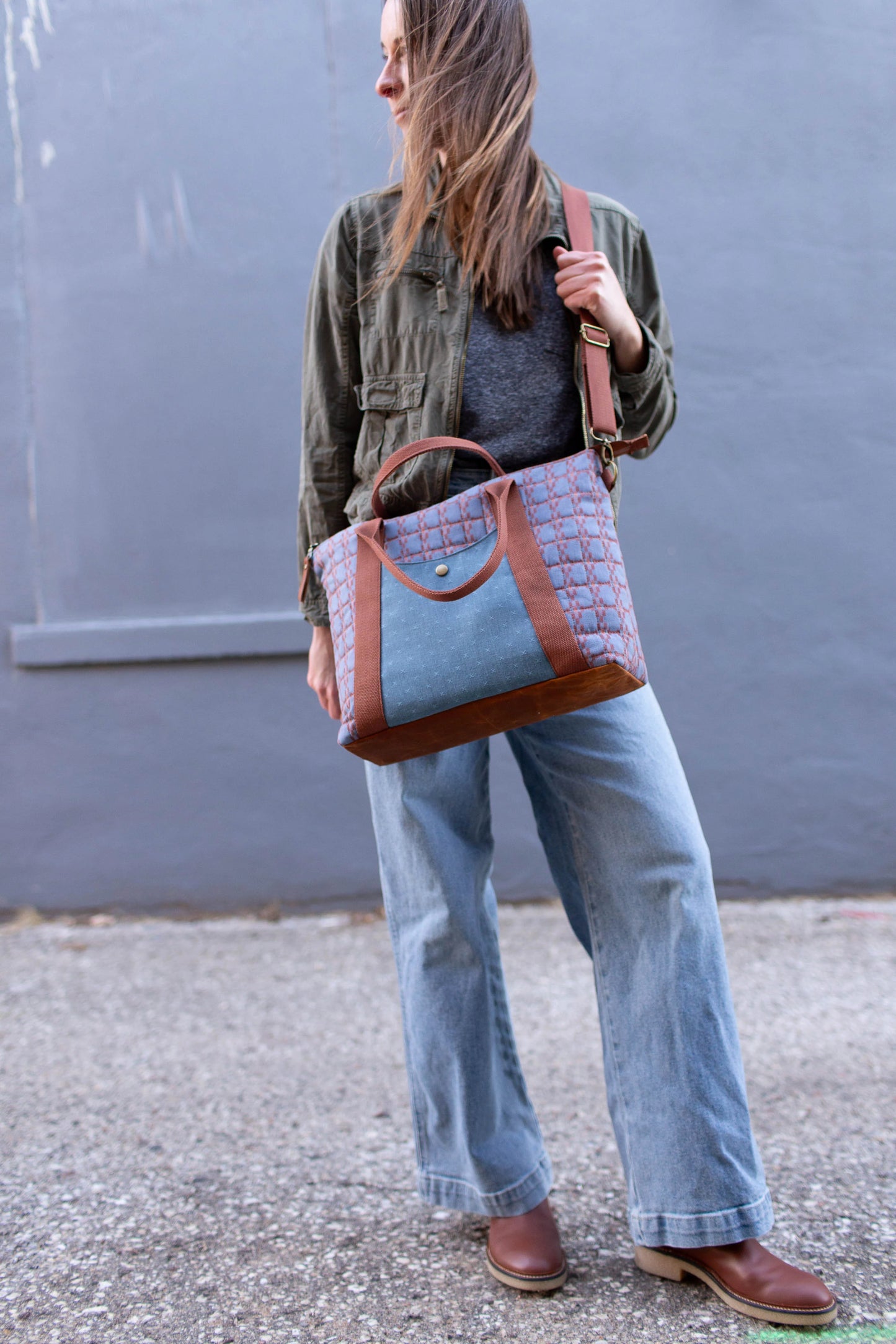 Oxbow Tote Pattern - Noodlehead