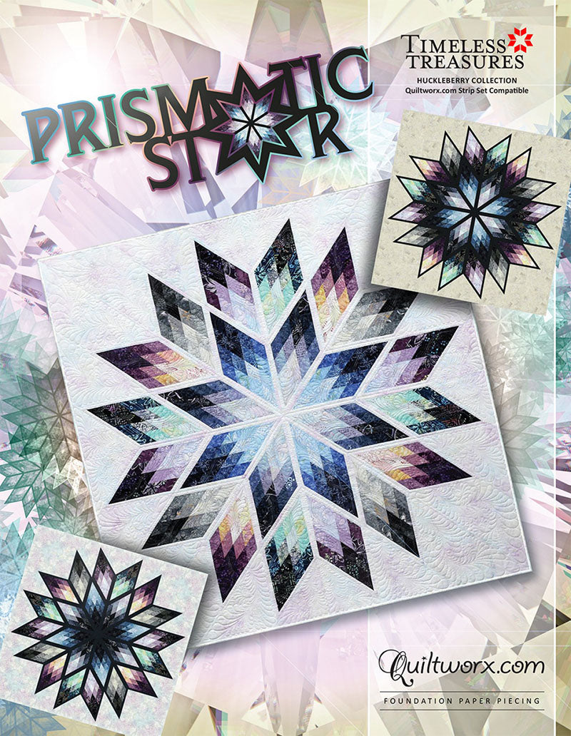 Prismatic Star Quilt Pattern - Quiltworx (Pre-order: May 2024)