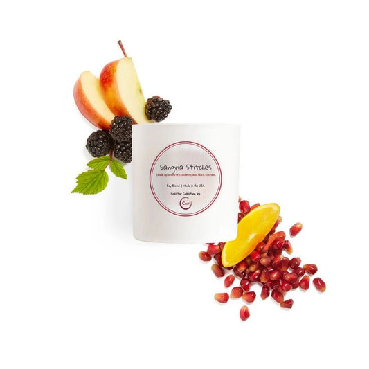 Sangria Stitches - 7.5oz Candle - Cue Candle