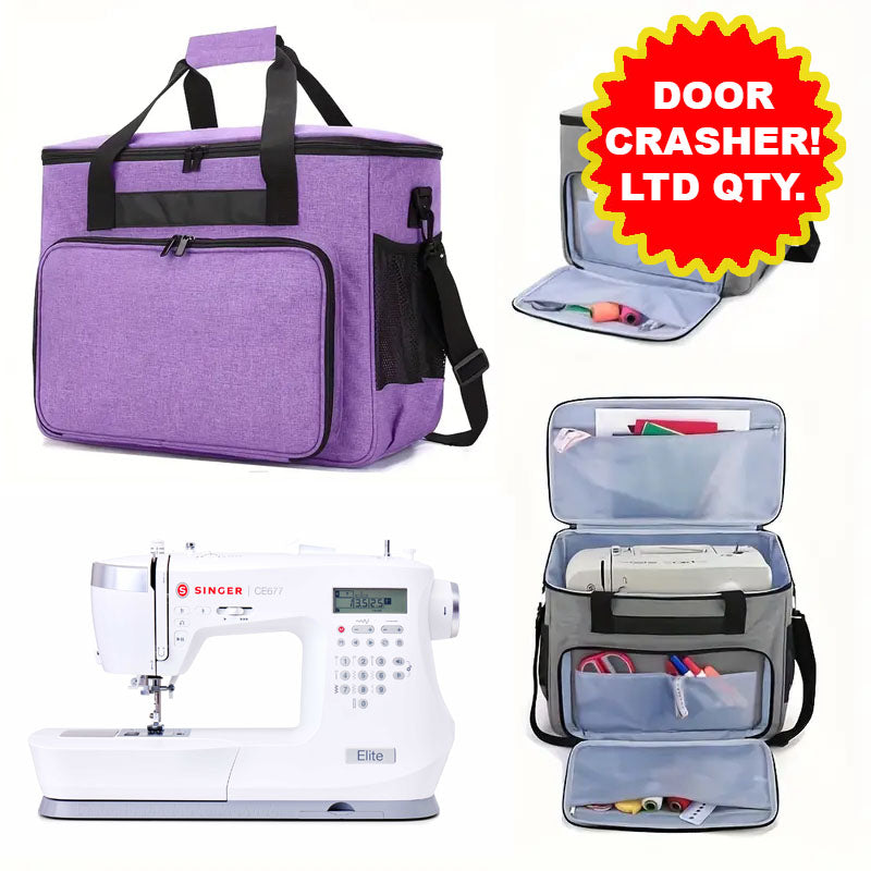 Sewing Machine Travel Case - Purple