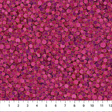 Shimmer - Multi Dot Bubble Gum (27895M-28) Metallic - Northcott - Full Bolt (10m)