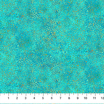 Shimmer - Pebbles Lagoon (27897M-66) Metallic - Northcott - Full Bolt (10m)