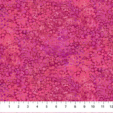 Shimmer - River Rocks Bubble Gum (27896M-28) Metallic - Northcott - Full Bolt (10m)