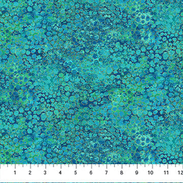 Shimmer - River Rocks Lagoon (27896M-66) Metallic - Northcott - Full Bolt (10m)
