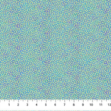 Shimmer - Tiny Dots Deep Sea (27898M-44) Metallic - Northcott - Full Bolt (10m)