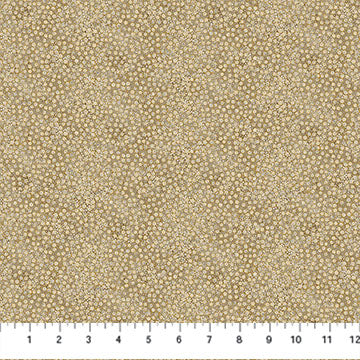 Shimmer - Tiny Dots Desert Sand (27898M-92) Metallic - Northcott - Full Bolt