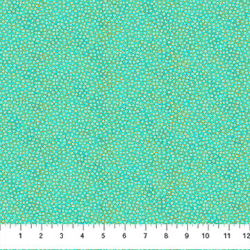 Shimmer - Tiny Dots Lagoon (27898M-66) Metallic - Northcott - Full Bolt (10m)