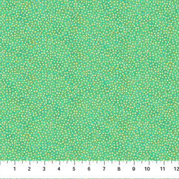Shimmer - Tiny Dots Peacock (27898M-78) Metallic - Northcott - Full Bolt (10m)
