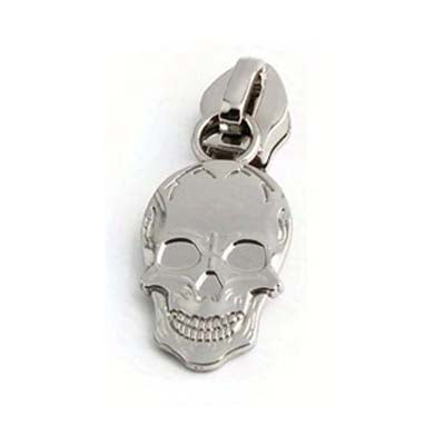 Grinning Skulls Zipper Pull #5
