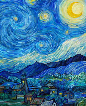 Starry Night Fabrics Northcott