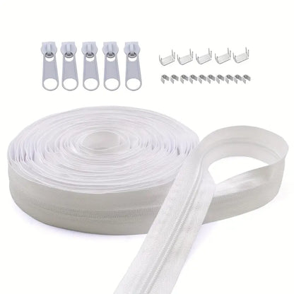 Zipper Nylon #5 with Stops & Zipper Sliders (4yd)
