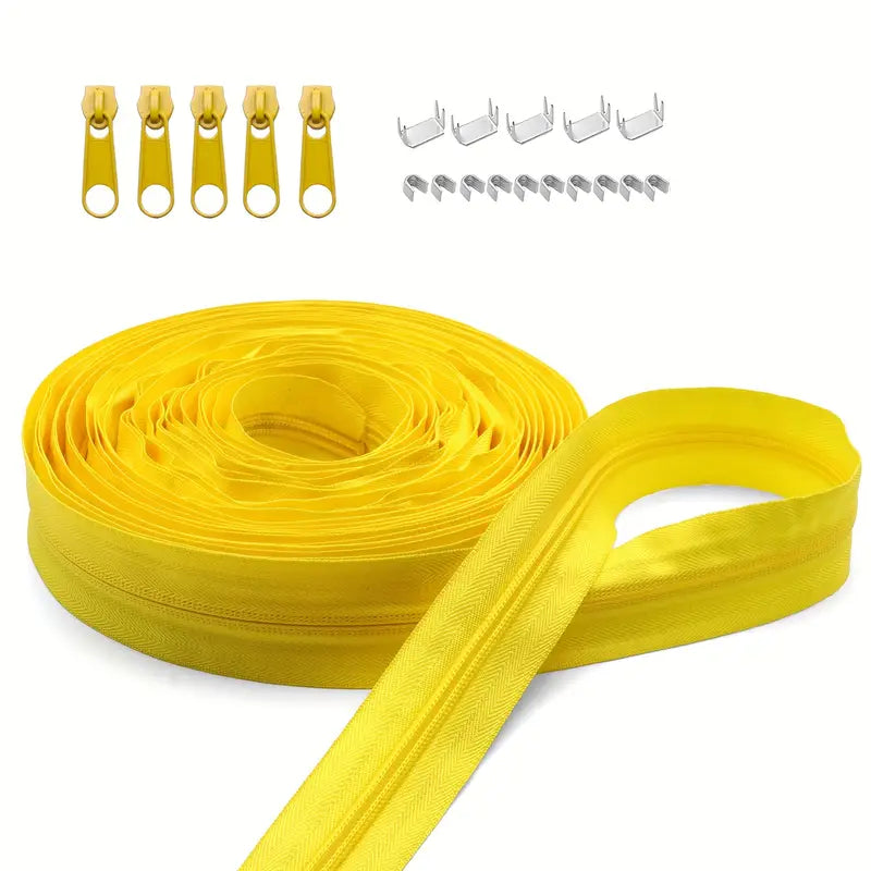 Zipper Nylon #5 with Stops & Zipper Sliders (4yd)