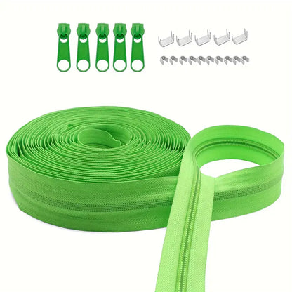 Zipper Nylon #5 with Stops & Zipper Sliders (4yd)