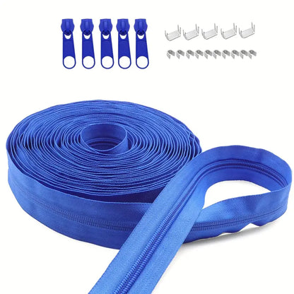 Zipper Nylon #5 with Stops & Zipper Sliders (4yd)