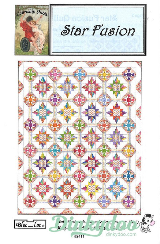 Star Fusion Quilt Pattern (Old Pattern) - Bloc Loc - Janna Thomas (Pre-order: May 2026)