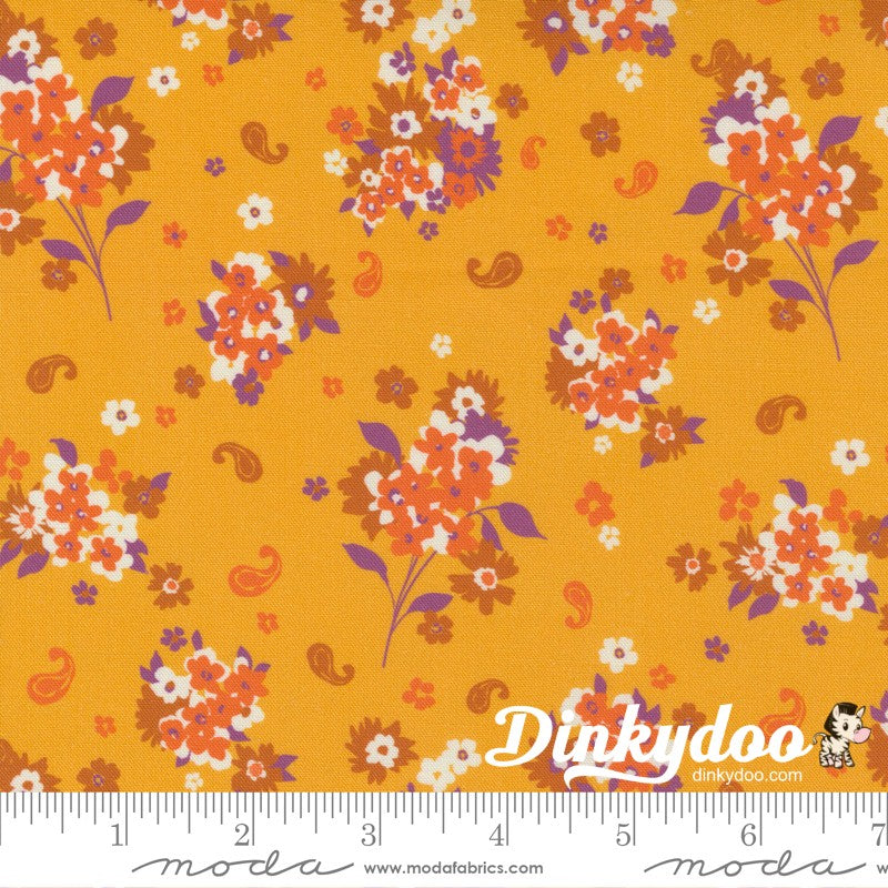 Paisley Rose - Flora in Golden - Crystal Manning - Moda
