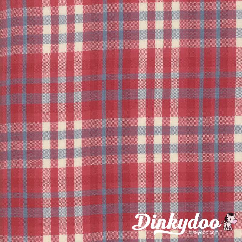 Northport Silky Wovens - Plaid Red Blue 12215-32 - Minick & Simpson - Moda
