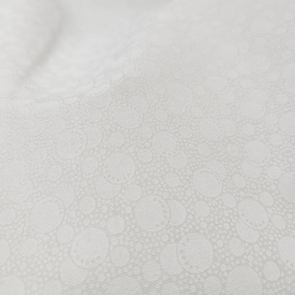 Harmony Prints - White on White - 1250-102 in Bubbles - Dinkydoo Fabrics