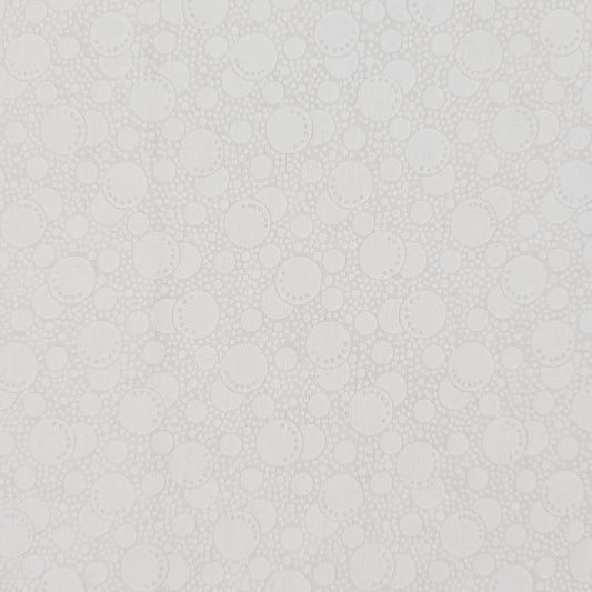 Harmony Prints - White on White - 1250-102 in Bubbles - Dinkydoo Fabrics