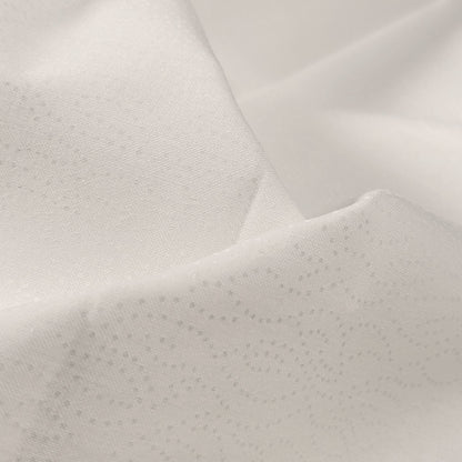Harmony Prints - White on White - 1250-114 in String Dots - Dinkydoo Fabrics