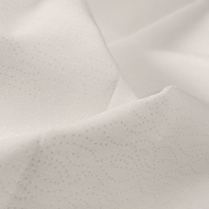 Harmony Prints - White on White - 1250-114 in String Dots - Full Bolt (15m)