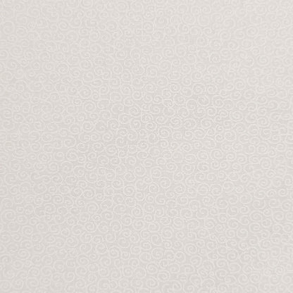 Harmony Prints - White on White - 1250-129 in Swirls - Full Bolt (15m)