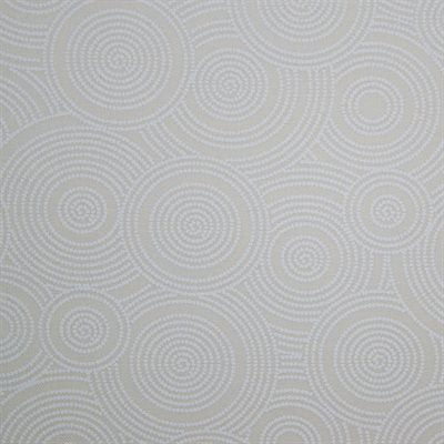 Harmony Prints - White on Cream - 1250-133 in Spiral Circles