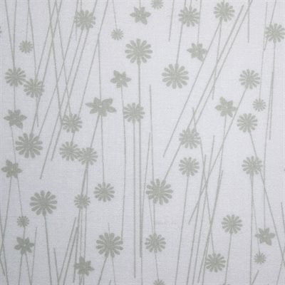 Harmony Prints - Grey on White - 1250-137 in Floral - Dinkydoo Fabrics