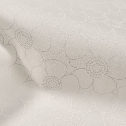 Harmony Prints - White on White - 1250-141 in Floral - Dinkydoo Fabrics