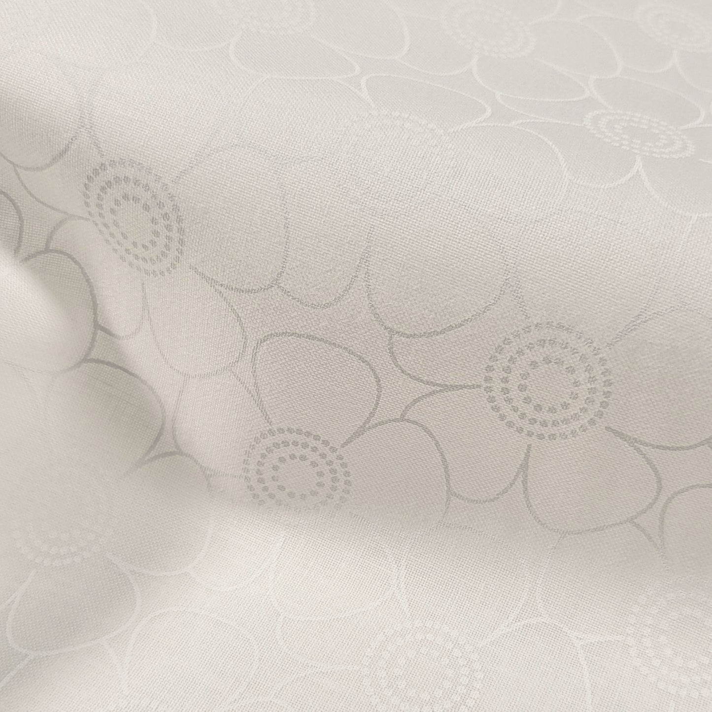 Harmony Prints - White on White - 1250-141 in Floral - Full Bolt (15m)