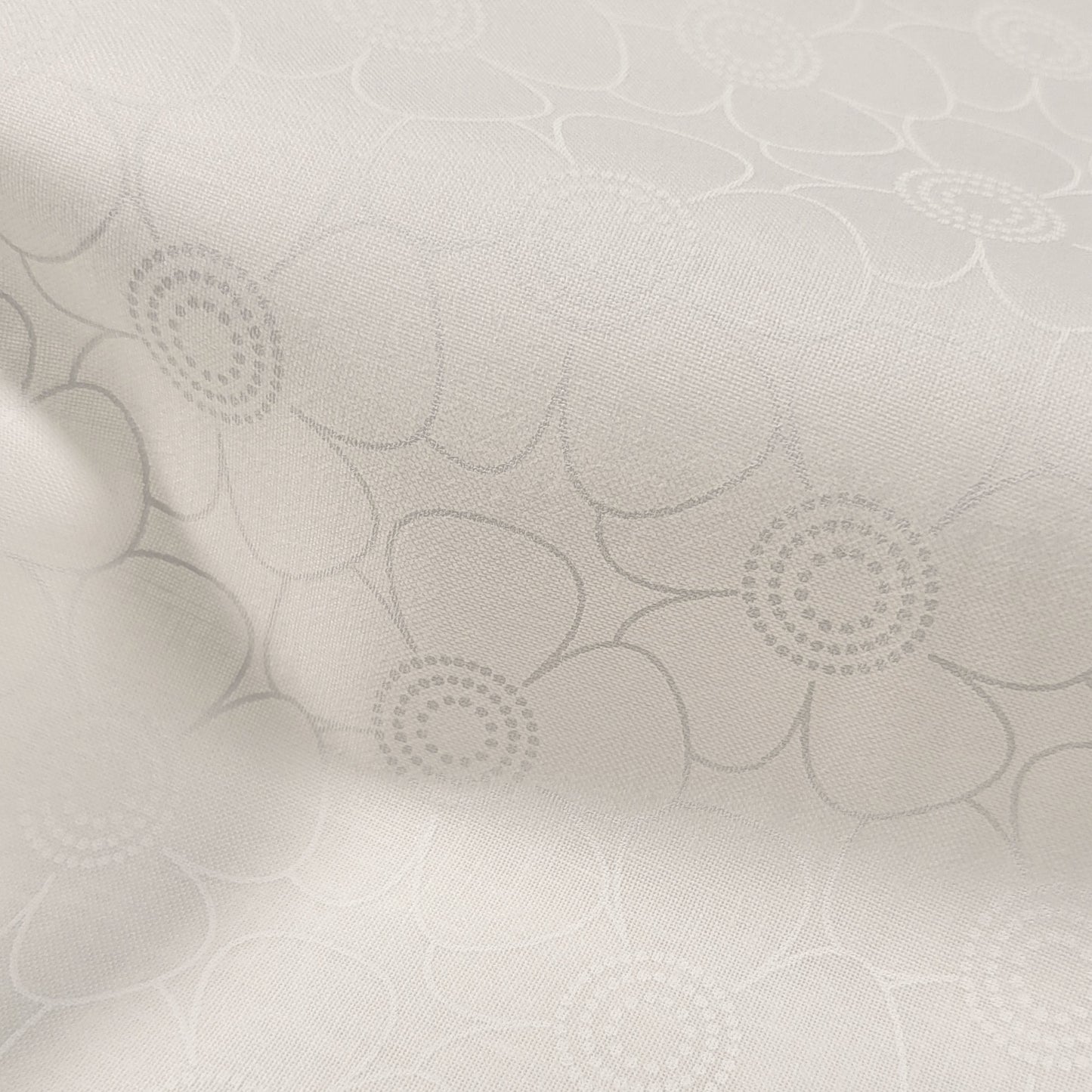 Harmony Prints - White on White - 1250-141 in Floral - Full Bolt (15m)