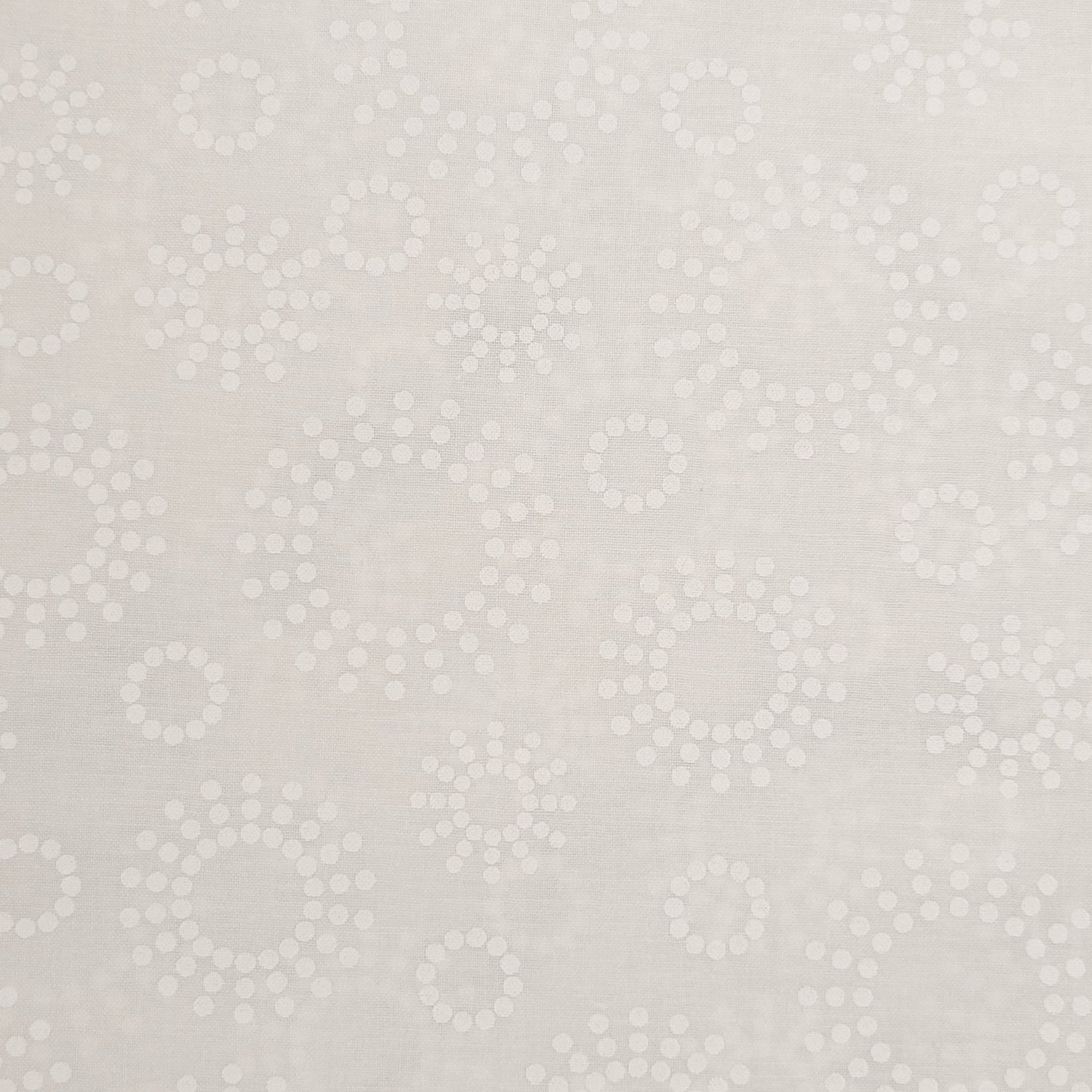 Harmony Prints - White on White - 1250-144 in Starburst - Dinkydoo Fabrics