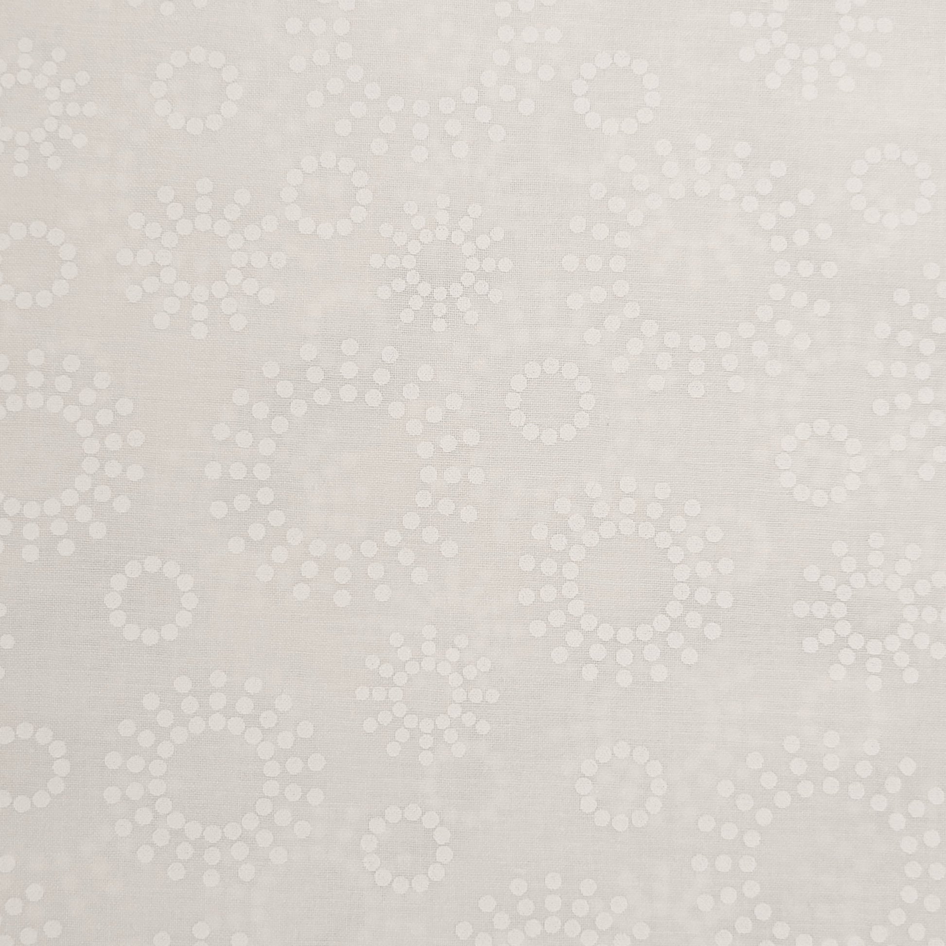 Harmony Prints - White on White - 1250-144 in Starburst - Dinkydoo Fabrics