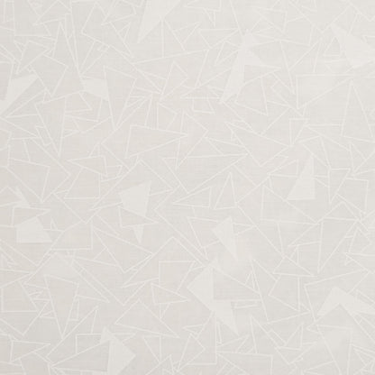 Harmony Prints - White on White - 1250-147 in Triangles - Full Bolt (15m)